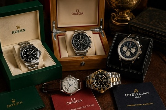 Luxe horloges van Rolex, Omega en Breitling in Maastricht