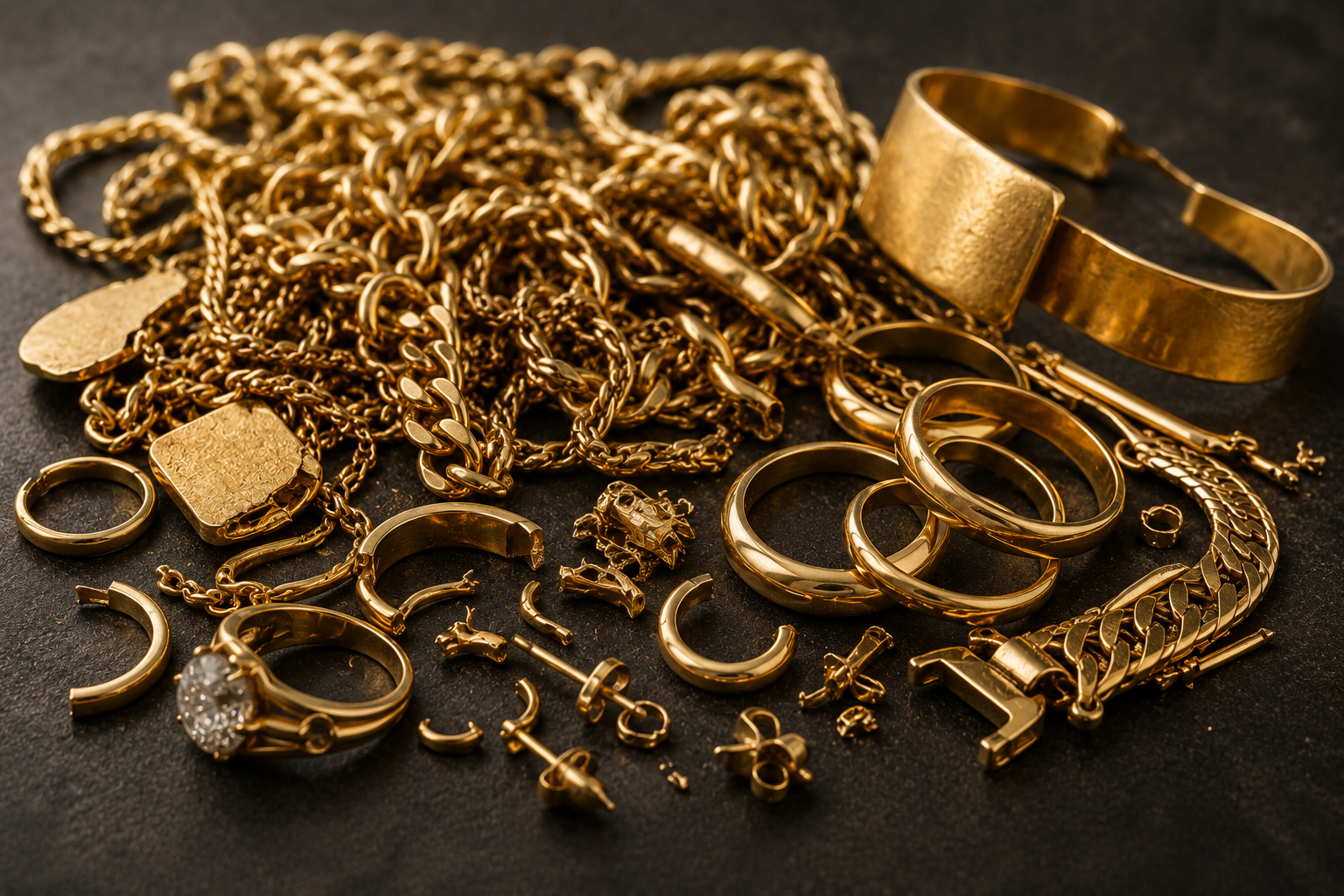Oud goud inkopen in Maastricht – beschadigde sieraden, kettingen en goud